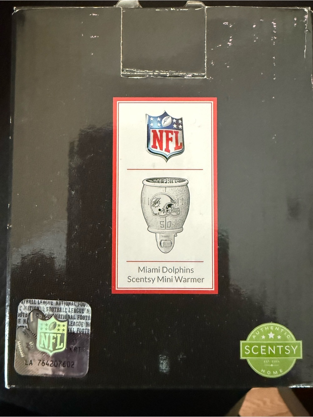 NFL Miami Dolphins Scentsy Warmer RETIRED New in Box Plug In
